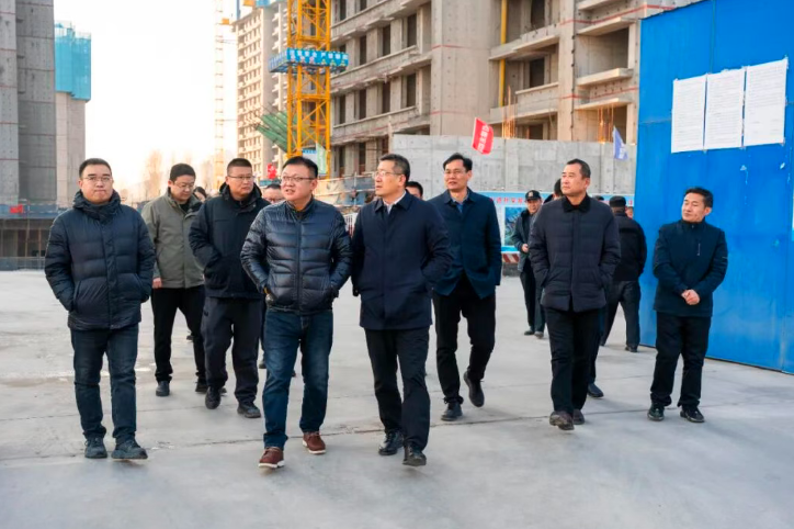 山东高速工程建设集团一行到2026世界杯足球官网调研棚户区改造项目建设工作