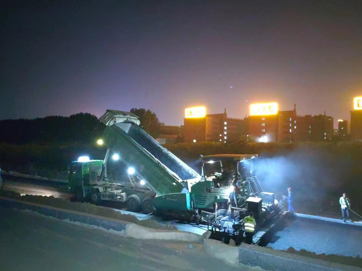 墨子大道(荆河东路至北辛路段) 快车道全面贯通