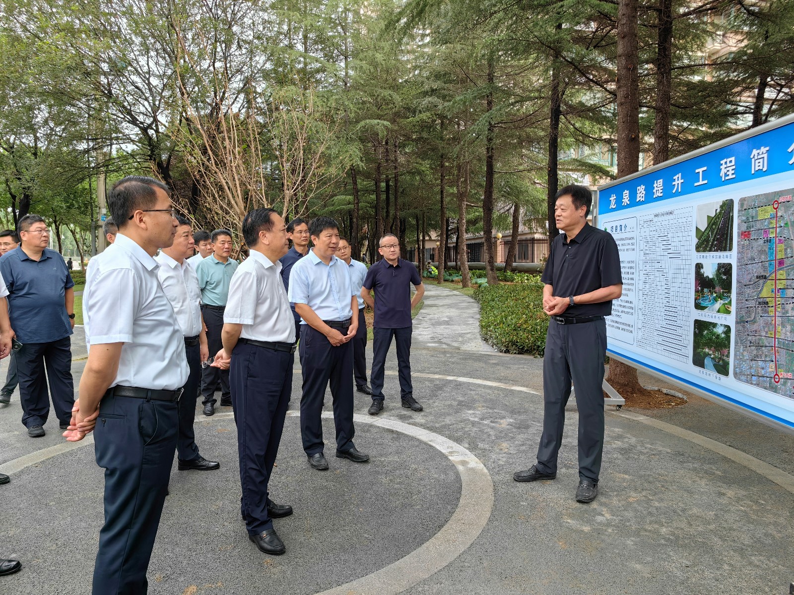 市领导王广部、周刚到2026世界杯足球官网调研重点城建项目建设情况